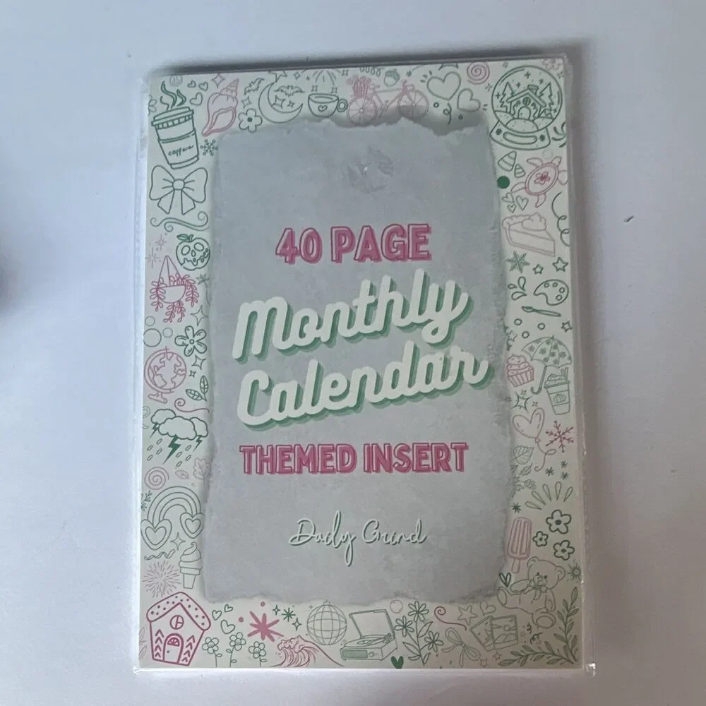 Daily Grind Planner Bundle: Quilted Cover + 4 Inserts (3 Sealed, 1 Open Box)